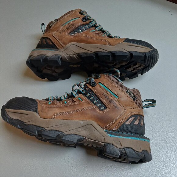 Irish Setter by Red Wing Women’s 83205 UltraDry EH Waterproof Leather Work Boots - Picture 11 of 15